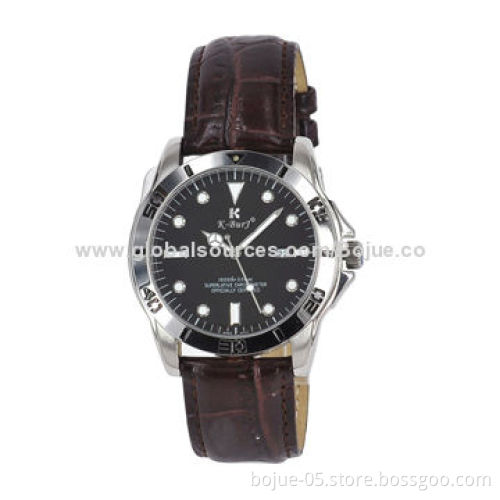 Wristwatch with 3ATM Waterproof, CE/RoHS Mark